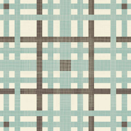 retro geometric seamless pattern in blue, and grey のイラスト素材
