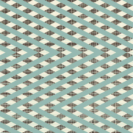 abstract retro seamless zigzag pattern のイラスト素材