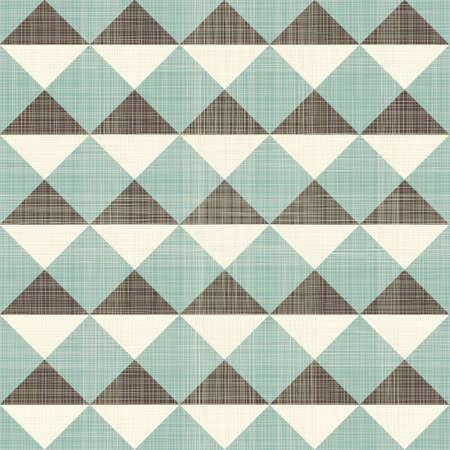 retro geometric triangles seamless pattern のイラスト素材