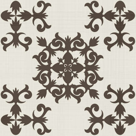 russian traditional seamless patternのイラスト素材