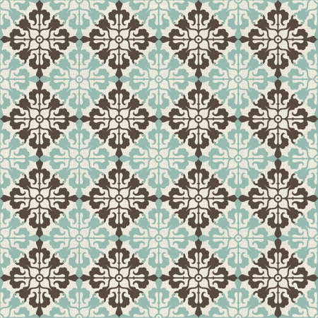vintage seamless pattern with Victorian motif のイラスト素材