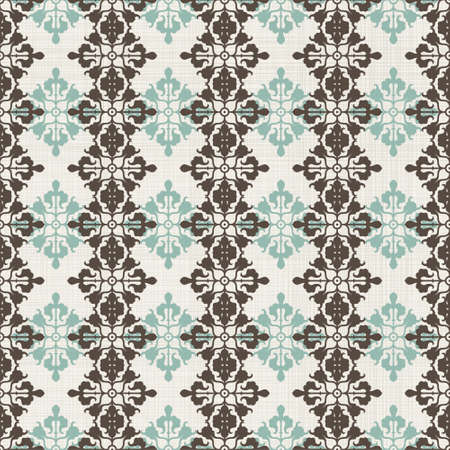 vintage seamless pattern with Victorian motif のイラスト素材