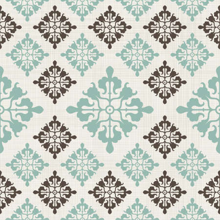 vintage seamless pattern with Victorian motif のイラスト素材