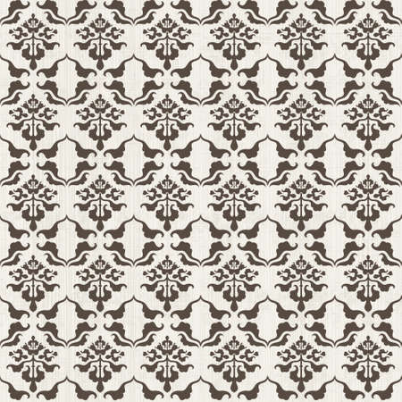 seamless damask pattern with Victorian motif のイラスト素材