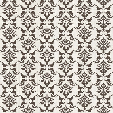 seamless damask pattern with Victorian motif のイラスト素材