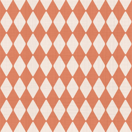 abstract geometric seamless pattern in faded orangeのイラスト素材