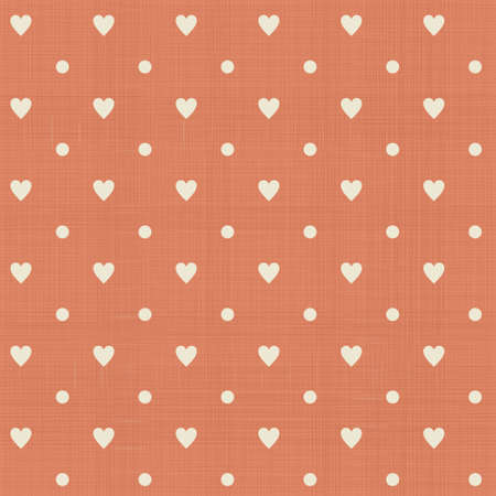 abstract geometric seamless pattern in faded orangeのイラスト素材