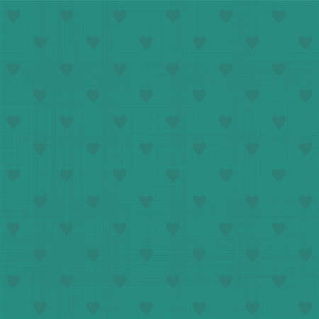 seamless hearts polka dot pattern with retro textureのイラスト素材