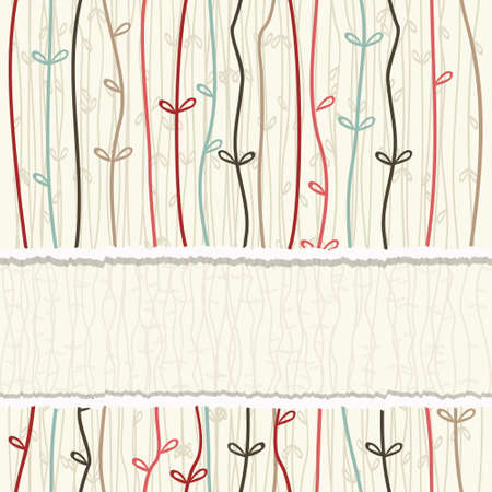 card with seamless colorful abstract patternのイラスト素材