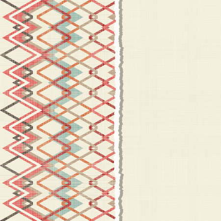 invitation card with abstract pattern on texture backgroundのイラスト素材