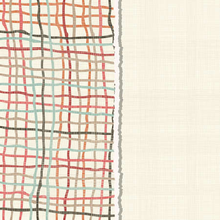 invitation card with abstract pattern on texture backgroundのイラスト素材