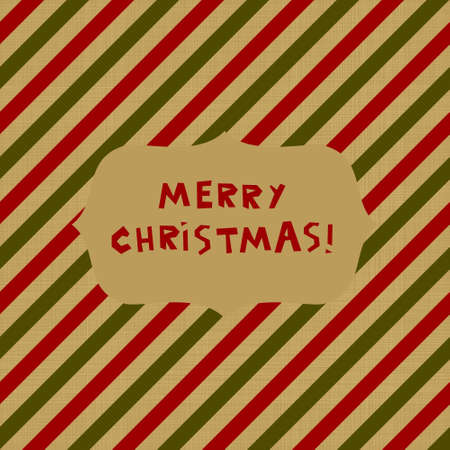 retro Christmas cardのイラスト素材