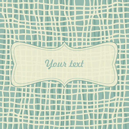 Vintage Frame on Retro Background Designのイラスト素材