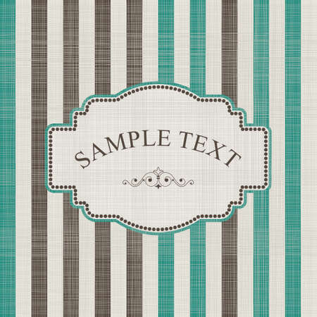 Vintage Frame on Retro Background Designのイラスト素材