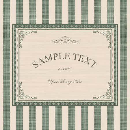 Vintage Frame on Retro Background Designのイラスト素材