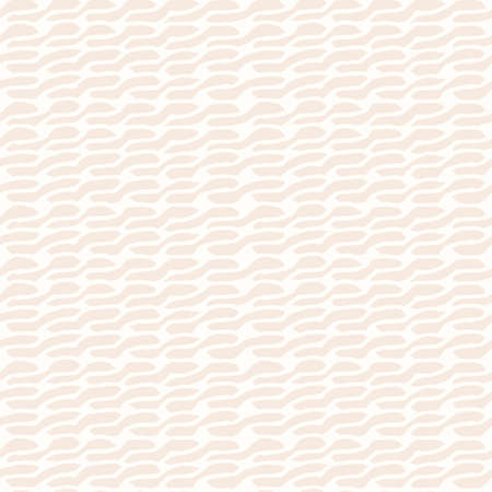 Decorative knit seamless pattern. Hand drawn endless light knitting ornament. Trendy messy knitwork texture. Vector design for cloth, backdrops, apparel, wrapping, wallpaperのイラスト素材