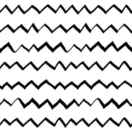 Decorative seamless pattern with handdrawn shapesのイラスト素材