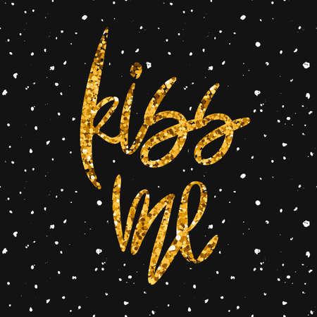 Romantic decorative poster with lettering.のイラスト素材