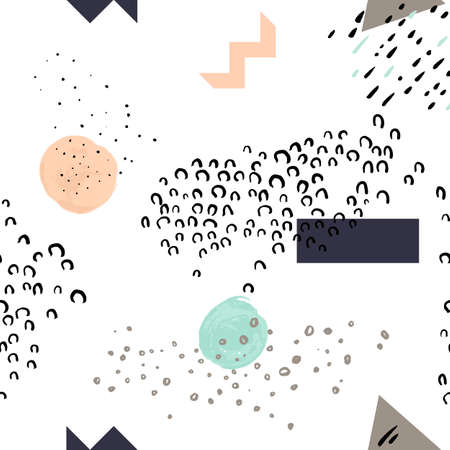 Modern abstract seamless patternのイラスト素材