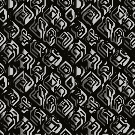 Structure of decorative intricate lines, rhombuses, circles. Modern Luxury Graphic Ornament Vintage Art Illustrationの写真素材