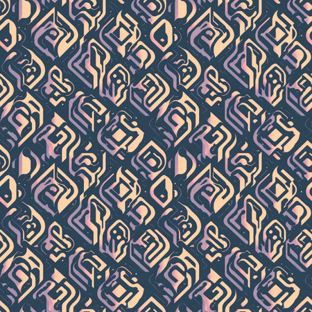 Structure of decorative intricate lines, rhombuses, circles. Modern Luxury Graphic Ornament Vintage Art Illustrationの写真素材