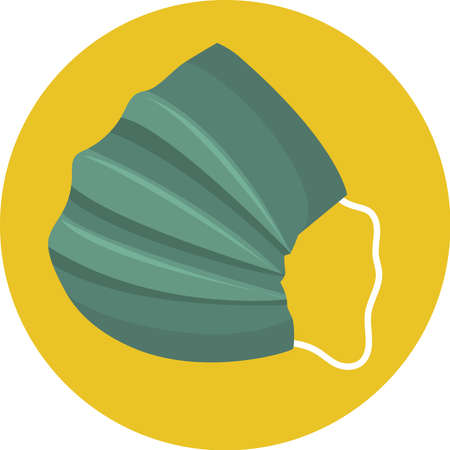 Vector illustration of mask drawing. Coronavirus protectionのイラスト素材