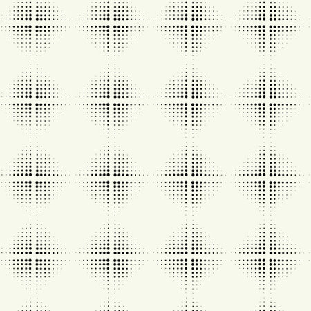 Vector monochrome geometric pattern in simple graphic design. Fashion trendy geometry.のイラスト素材