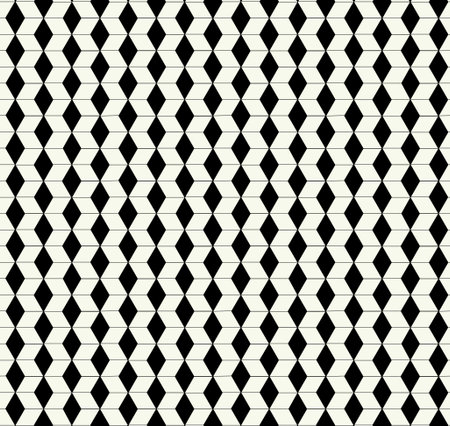 Vector monochrome geometric pattern in simple graphic design. Fashion trendy geometry.