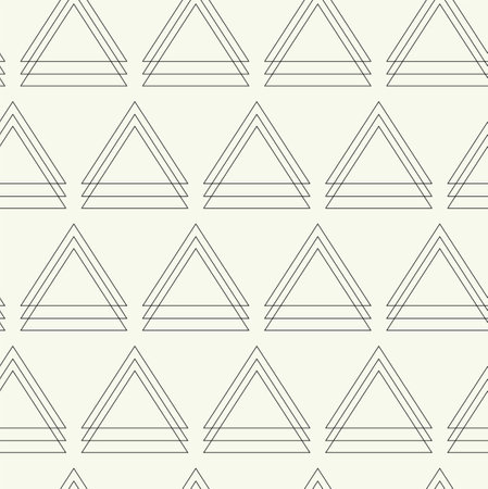 Vector monochrome geometric pattern in simple graphic design. Fashion trendy geometry.のイラスト素材