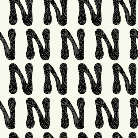 Vector monochrome geometric pattern in simple graphic design. Fashion trendy geometry.のイラスト素材