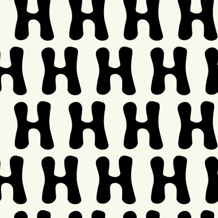 Vector monochrome geometric pattern in simple graphic design. Fashion trendy geometry.のイラスト素材