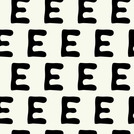 Vector monochrome geometric pattern in simple graphic design. Fashion trendy geometry.のイラスト素材