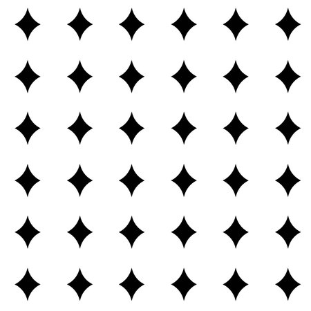 Abstract geometric pattern with crosses, stripes, lines. Seamless vector background. White and black ornament. Modern reticulated graphic design.のイラスト素材