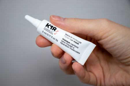 IRPEN, UKRAINE, SEPTEMBER 23 20222, K18 Leave in Molecular Repair Hair Mask, Illustrative Editorial.
