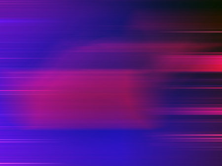 Blue Pink Gradient. Defocused neon light. UV led rays shining. Ultraviolet background.