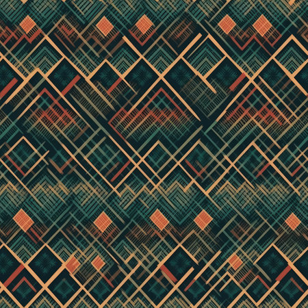 Geometric Pattern With Repeating Diamond Shape. Infinite, Seamless Backgroundsの素材