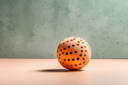 Pickleball On Pale Backgroundの素材