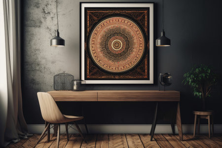 Shot Of Ramadan Picture On The Wallの素材