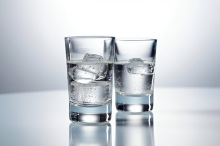 Vodka On White Backgroundの素材