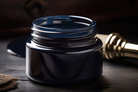 Navy Primer With Glossy Sheenの素材