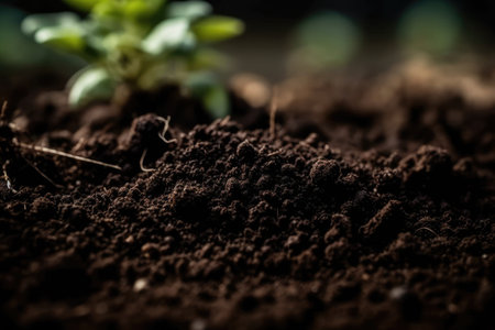 Black Soil With Rich Organic Contentの素材