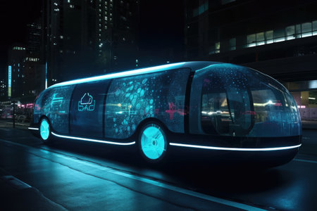 Innovative Transportation With Holographic Adsの素材