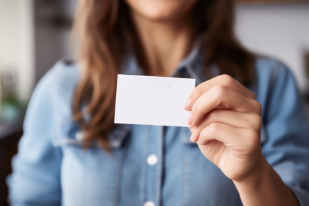 Person Holding Food Allergy Alert Cardの素材