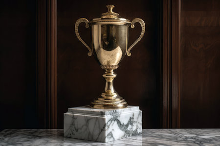Marble Trophy With Brass Plateの素材