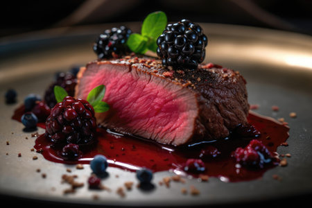 Perfectly Cooked Sousvide Venison With Berry Reduction Micromolecular Cookingの素材