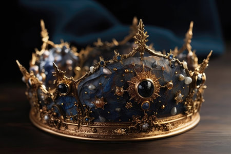 Celestial Royal Crown Adorned With Starsの素材