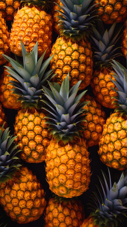 Pattern Of Pineapple, Cell Phone Wallpaperの素材