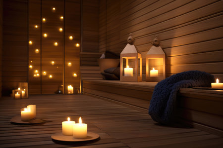 Candlelit Sauna Ambiance For Calming Experienceの素材