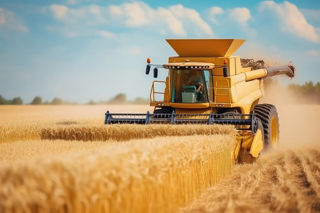 Harvesting Process Contributes To Family Wellbeing.の素材