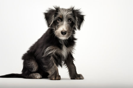 Isolated Photo Of An Aussiedoodle, Showcasing Its Breed.の素材